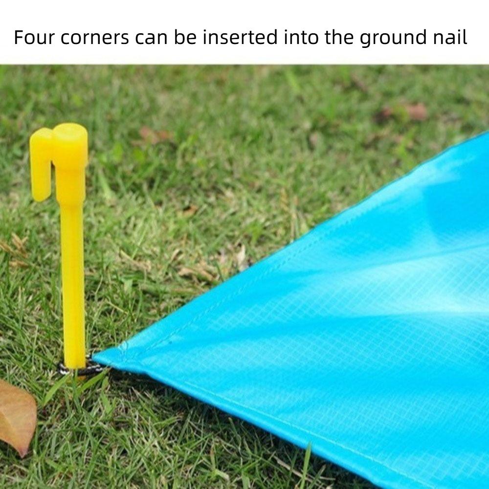 Folding Portable Picnic Blanket Oxford Cloth Sand Beach Mat Compact Mini Ground Mat  Camping Tent