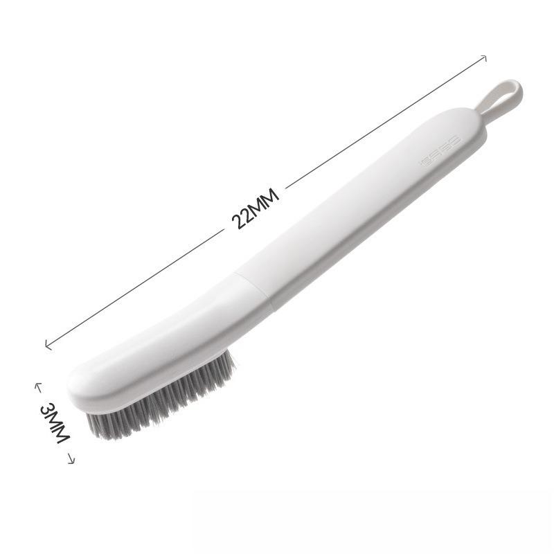 

1pcs Long Handle Shoe Cleaning Brush Multifunctional Scrub Brush Home Shoe Washing Laundry Dust Removal Cleaning Brush білий