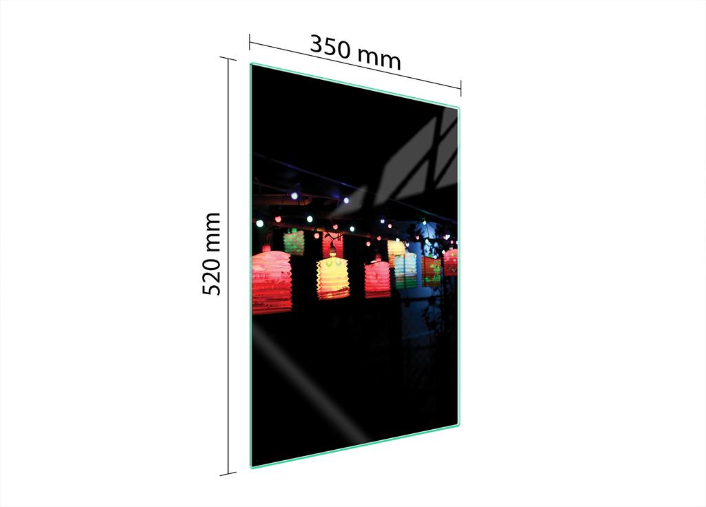GLASS CUTTING BOARD 35x52 Lights