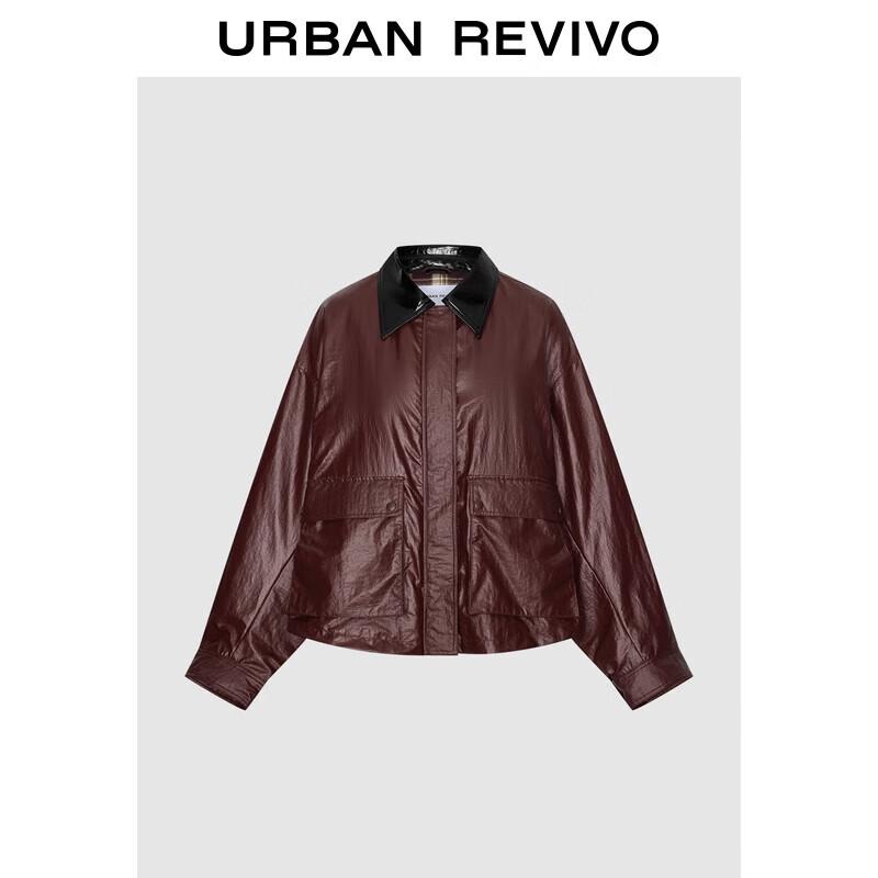UR2025 Women's Retro Pleated Padded Jacket