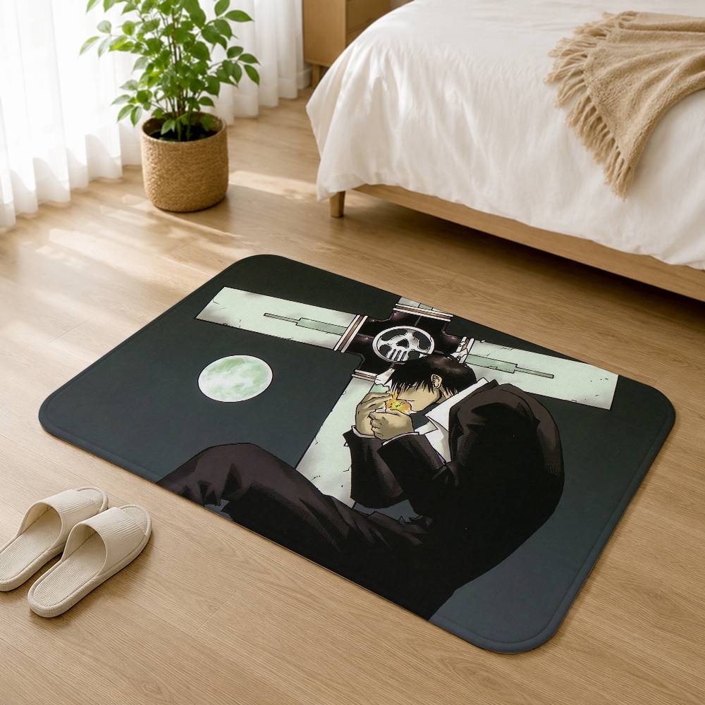Punisher Wolfwood Nicholas D Trigun Short Plush Rug Carpet Mat Machine Washable Soft Comfortable Anti?Slip Floor Mat Home Decor