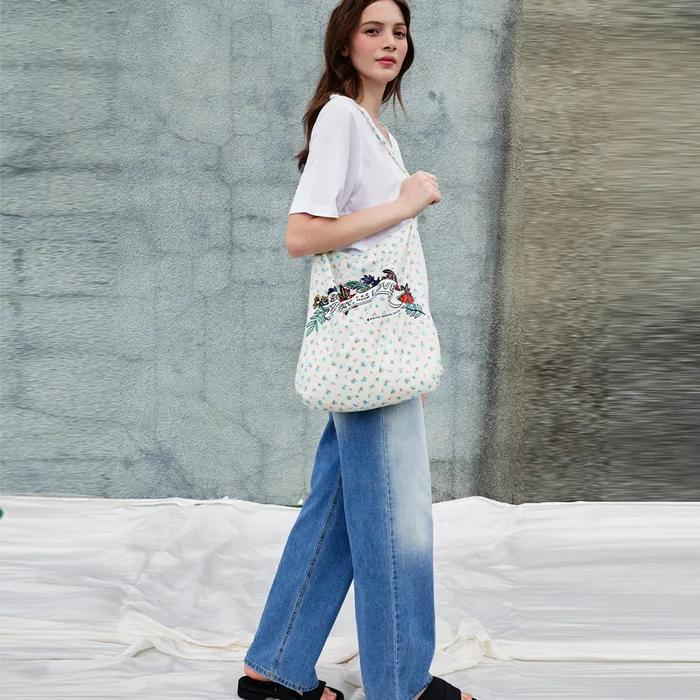 Soluv Party Flower Eco-Bag_Ivory
