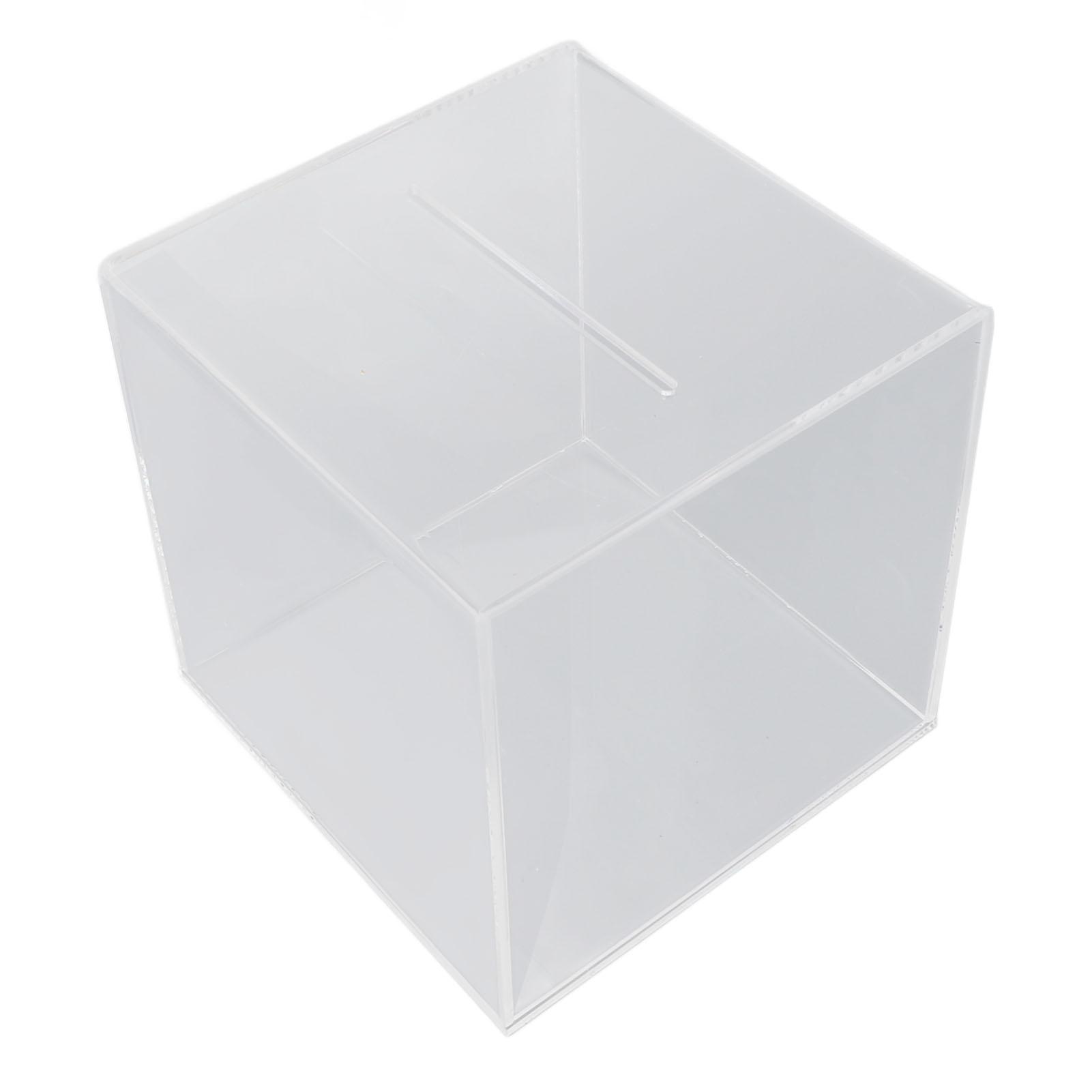 

Прозрачная копилка большой вместимости, устойчивая к падениям, прозрачный ящик для пожертвований, акриловая копилка для детей и взрослых, тип 1