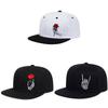 Finger Hagebutte Hip Hop Baseballkappe Mit Gesticktem Totenkopf-Design Für Männer Und Frauen