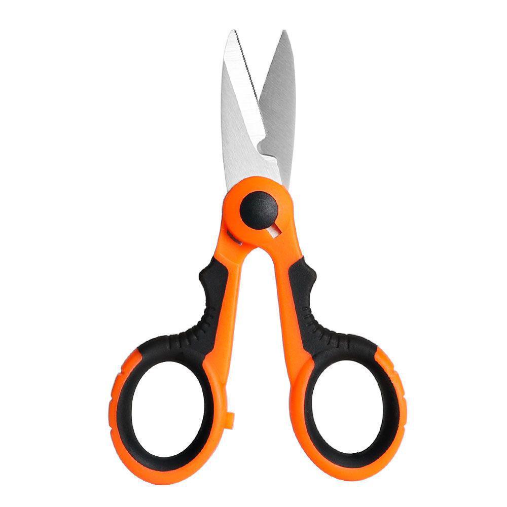 Stainless Steel Multifunctional Fishing Scissors: Dyneema Line Cutter & Gear