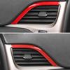 For Jeep Cherokee 2014-2018 Fiery Red Console AC L&R Air Outlet Vent Trim 2PCS