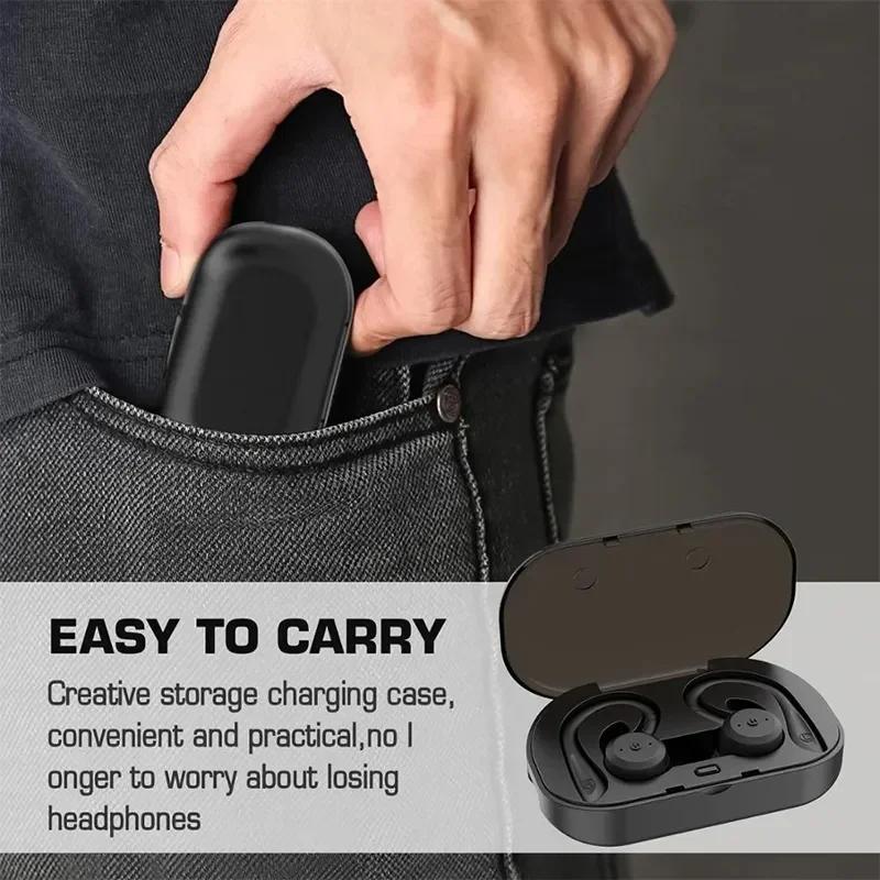 20 Hours Play Time Swimming Waterproof Bluetooth Earphone Dual Wear Sport Wireless Headset TWS Ipx7 Earbuds Stereo Headphone New