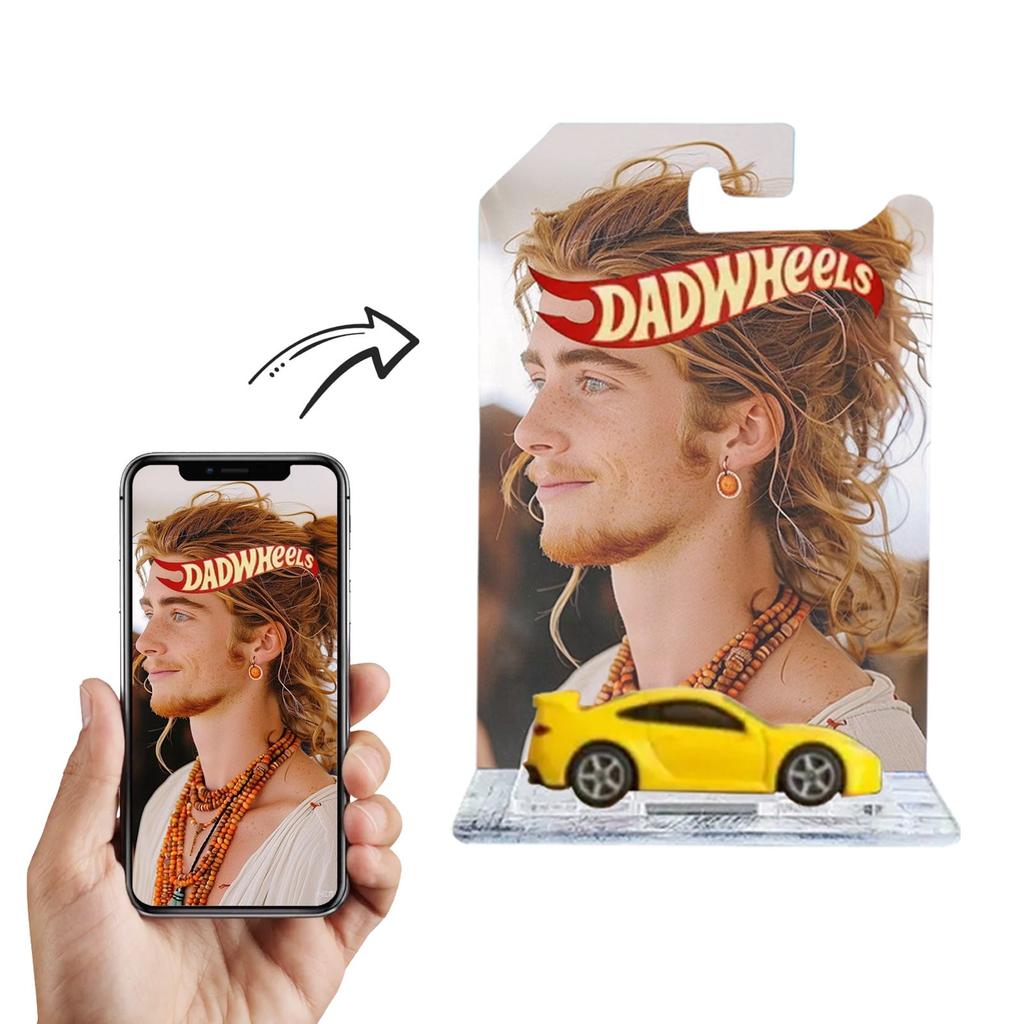 Personalized Gift Car Toy Car Model Card Including Car Model