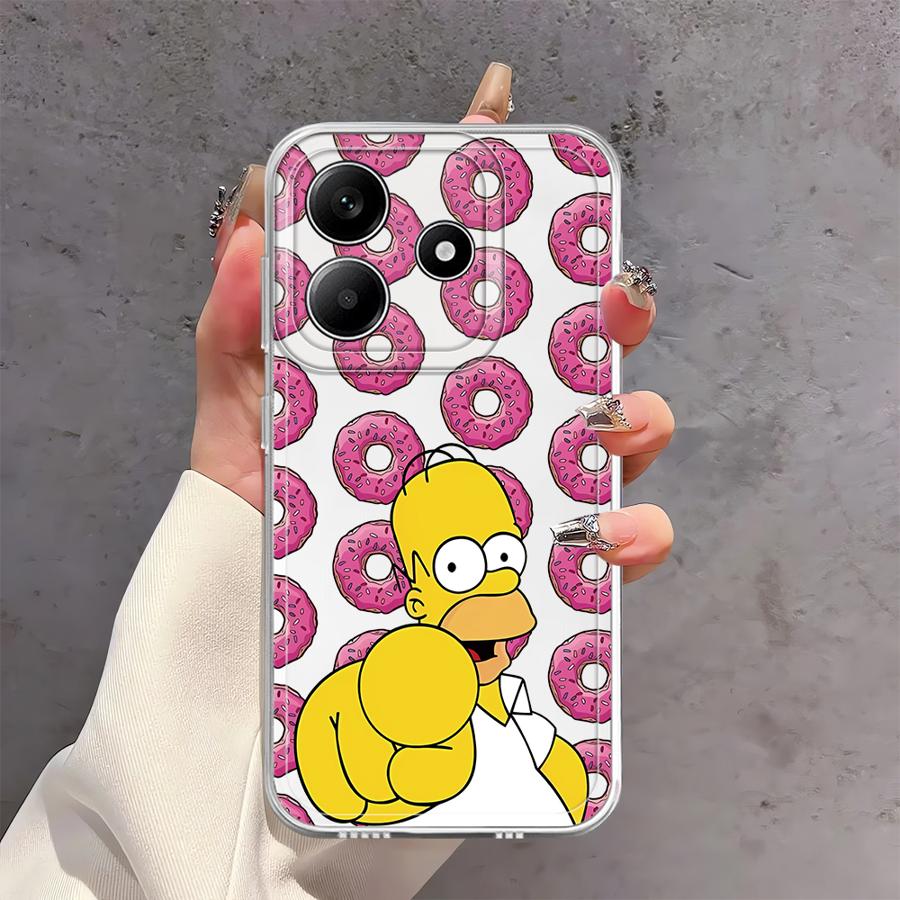 Cute The S-simpsons Case for Xiaomi Redmi Note 14 Pro Plus 10S Note 13 14C 12S 11 A4 9 10 13C 11S 12 Soft Phone Cover