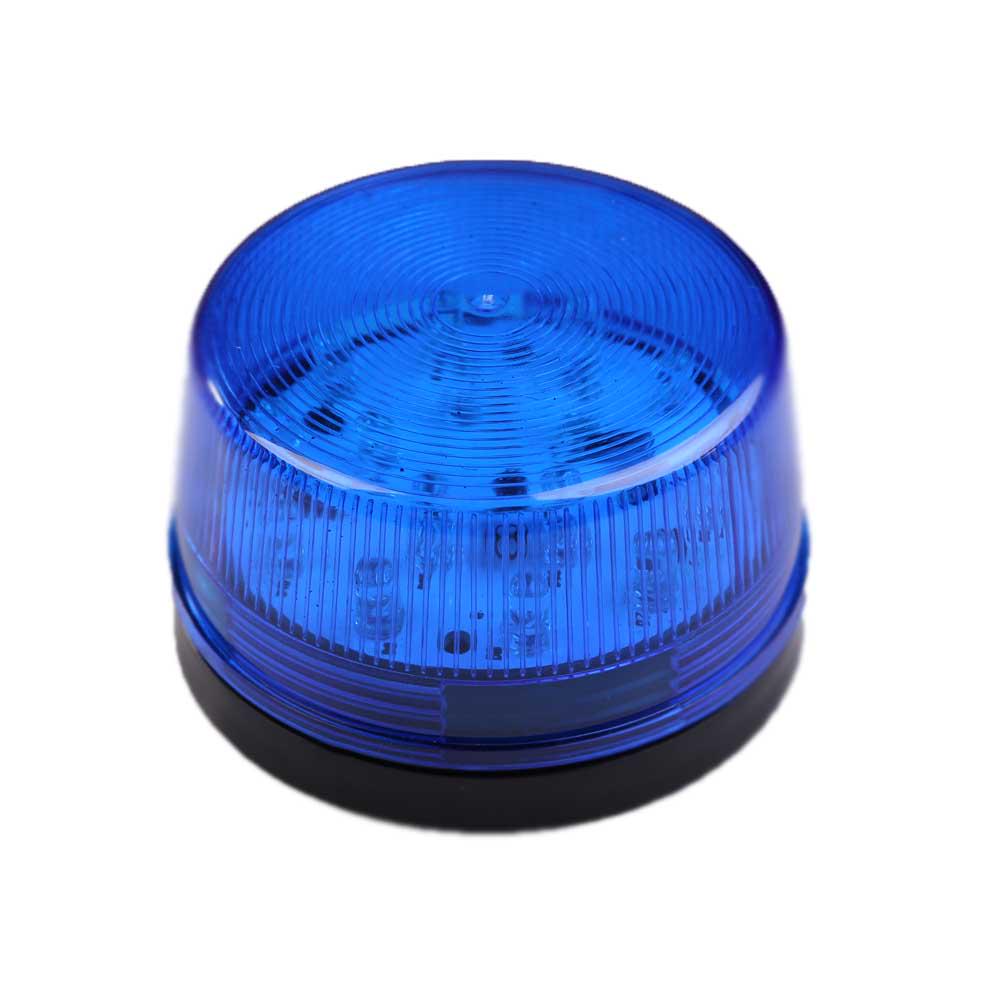 LED 12V Security Alarm Strobe Signal Warning Siren Blue Red Flashing Light