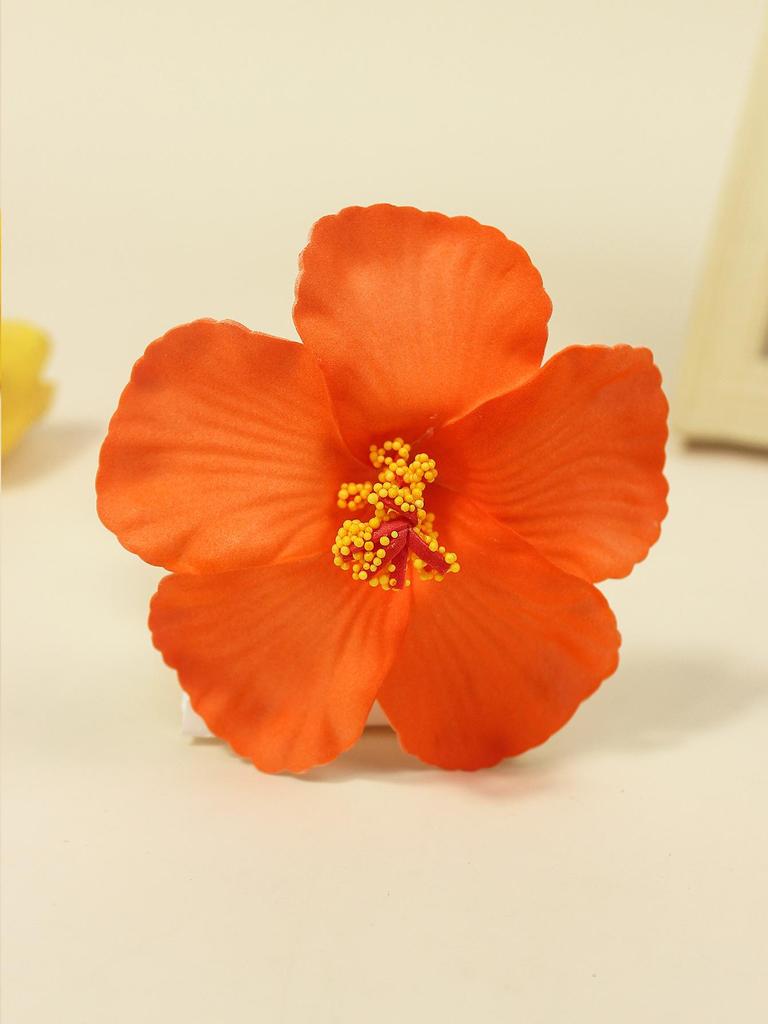 9cm EVA Frangipani Hibiscus Havajská Kvetinová Brošňa Pokrývka Hlavy Sušené Kvetinové Doplnky