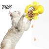Talos Windmill Cat Treat Dispenser, Interactive Rotating Food Dispenser Toy, Suction Cup Fun Puzzle Feeder for Indoor Cats Solo Play, Mental