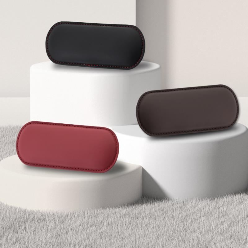 Leather Car Leg Cushion Universal Self-adhesive Knee Foot Anti-collision Pad On Door Elbow Support Pad Auto Interior Accessories