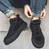Fashion Men High Top Works Shoes Casual Board Shoes Non Slip Wear-resistant Walking Shoes Designer Retro Sneakers Loafers Zapatos Hombre