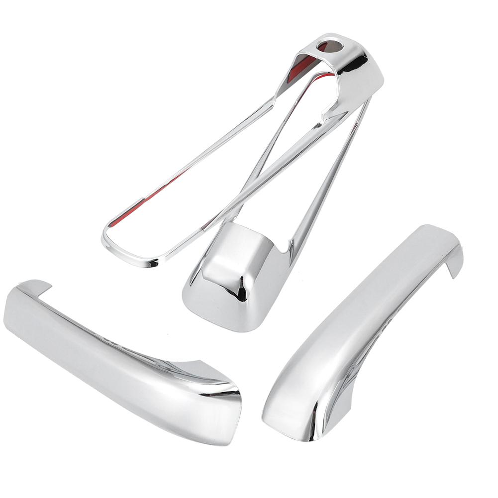 Chrome Door Handle Trim Cover 2 Door with 1 Keyhole Fit for Dodge Ram 1500 2009 2015