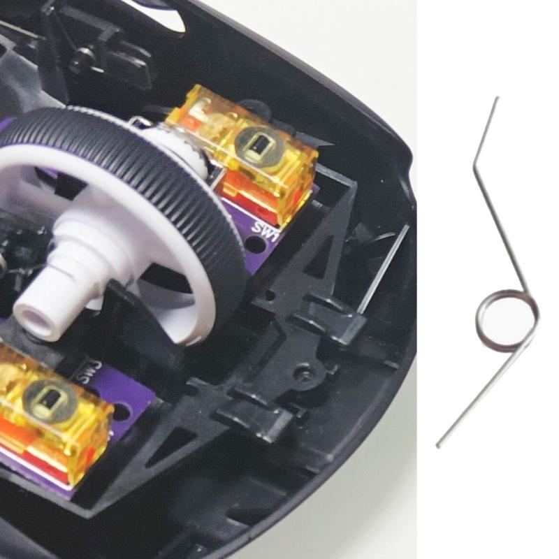 Mouse Rollers Parts Mouse Pulley Scroll Wheel Preloaded Spring for GProWireless GProX Superlight Mouse Repair Parts