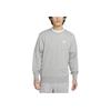 Nike Club Casual Simple Round Neck Pullover Sweatshirt Men Sweatshirt Dark-Gray White FN3889-063