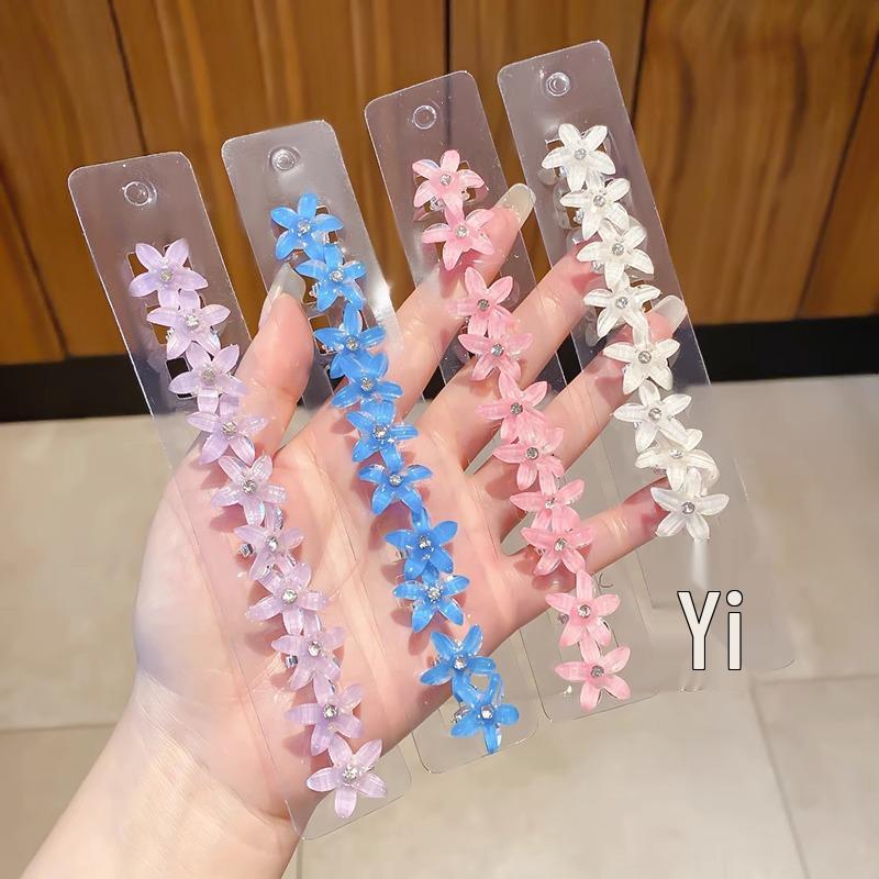 Children's Hair-Friendly Mini Flower Claw Clips for Girls