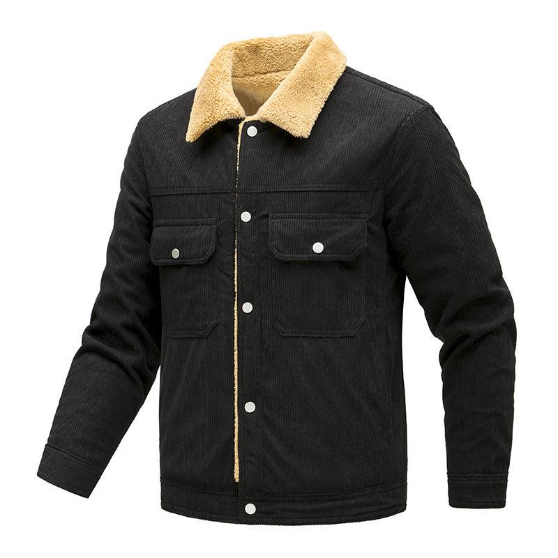 

Зимняя мужская куртка флисовая модное пальто хлопковое пальто XL