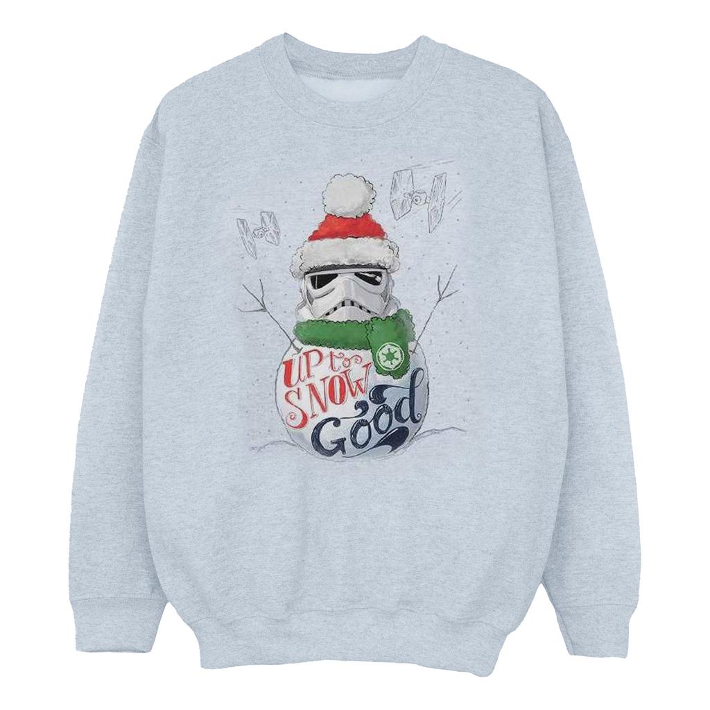 STAR WARS Womens/Ladies Stormtrooper Up To Snow Good Sweatshirt