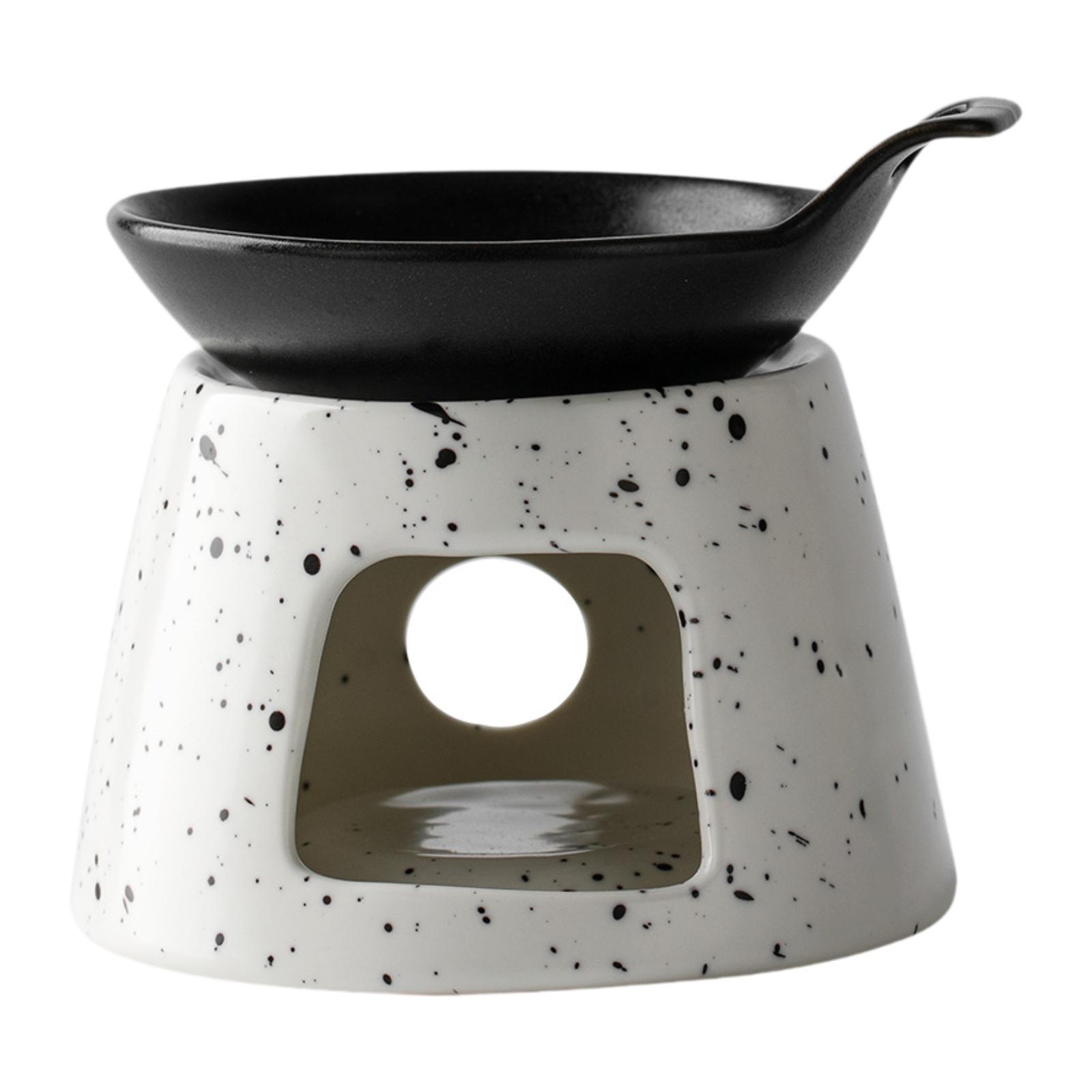 

Tealight Holder Candlestick Oven Essential Oil Burner Aroma Warmer for Farmhouse белый