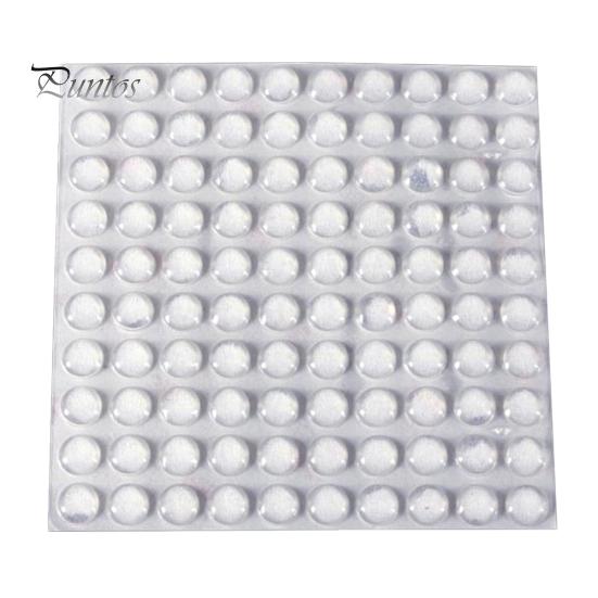 Door Pad 100Pcs Buffer Transparent Anti-collision Silicone Feet Bumper Self-Adhesive Noise Elimination for