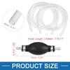 A ABSOPRO Hose Hand Fuel Pump Transfer Pump 3 Meter Long 8mm ID Hand Suction Pump for Car Boat Bike PVC