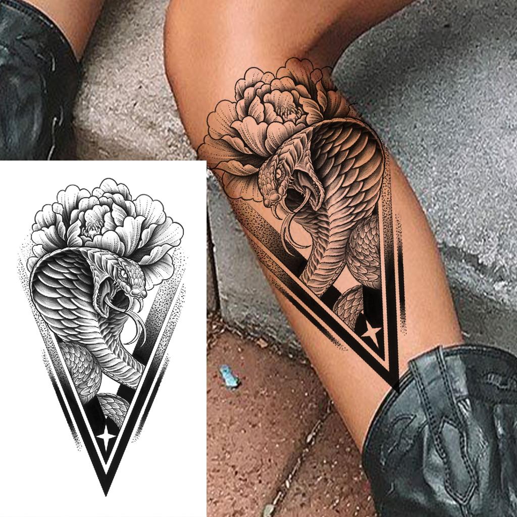 1 Sheet Dragon Temporary Tattoos For Men Women Water Transfer Tattoo Sticker Self Adhesive High Quality Fake Tatoo Arm Forearm