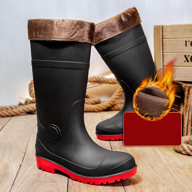 

Непробиваемые резиновые сапоги Мужские высокие водонепроницаемые сапоги Промышленные водные ботинки Трудовая страховка Промышленные и горнодобывающие Строительная площадка Резиновые сапоги 45