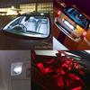 2X Auto Interior Decoration LED T10 W5W Atmosphere Car Light RGB Remote Controller Colorful Reading Door Side Marker Tail Backup