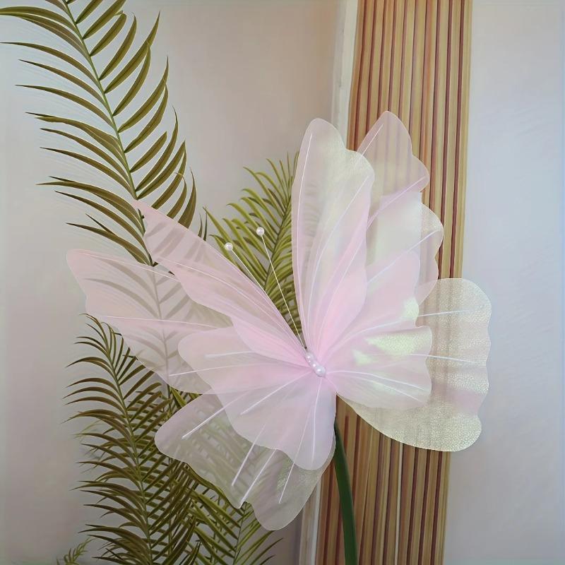 3D Artificial Butterfly 1pc Wedding Decoration for Bridal Showers Home Garden Decor Create All-Season Festive Atmosphere Tools