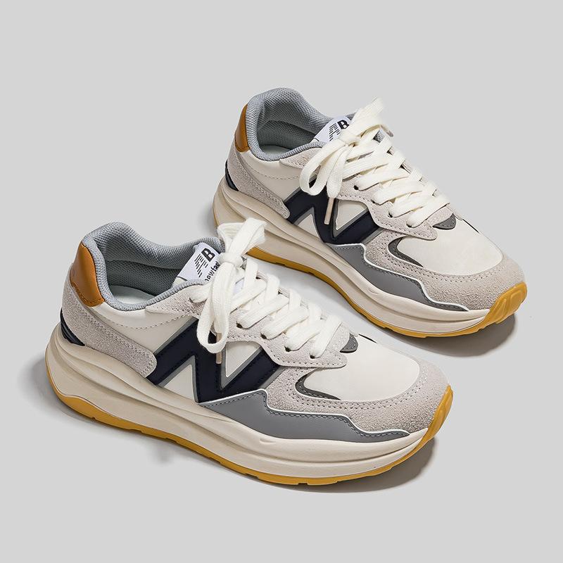 

ins Korean version of casual sports shoes children s new versatile platform dad shoes retro fashion little white shoes Forrest Gump shoes 35