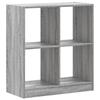 VidaXL Bibliothèque sonoma gris 68,5x32x75 cm bois d'ingénierie, étagère, étagère à livres, support de livre, armoire de 852812