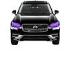 Volvo XC90 TPU Light-Controlled Color-Changing Protective Film: White To Purple/Black