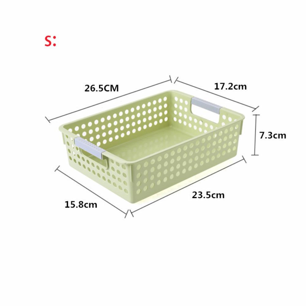 Large Capacity Storage Basket Plastic Rectangular Storage Basket  Household Supplies