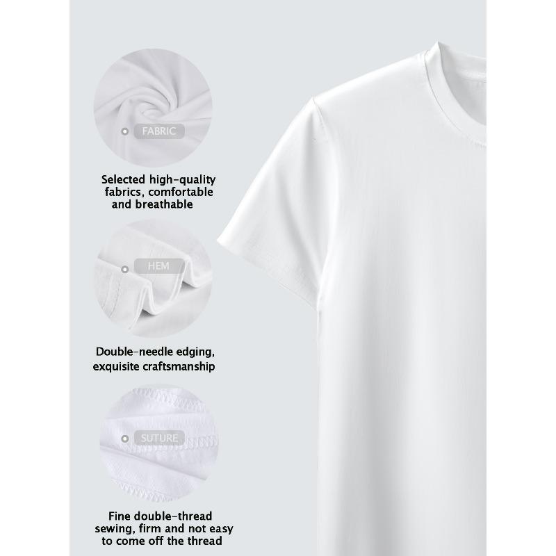 Taglie Europee T-shirt da Uomo con Stampa Grafica Teschio e Orsetto