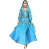 Huayu Women's Indian Belly Dance Long Sleeve Set - Spring/Summer Performance Costume