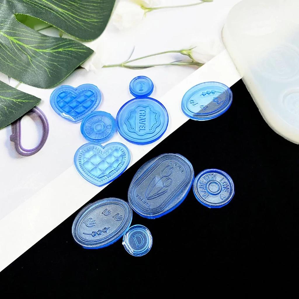 Eco-friendly Creative Simulation Birthday Cake Candle Mold Donut Circle Decor Silicone Mold Chocolate Biscuit Mold Resin Molds