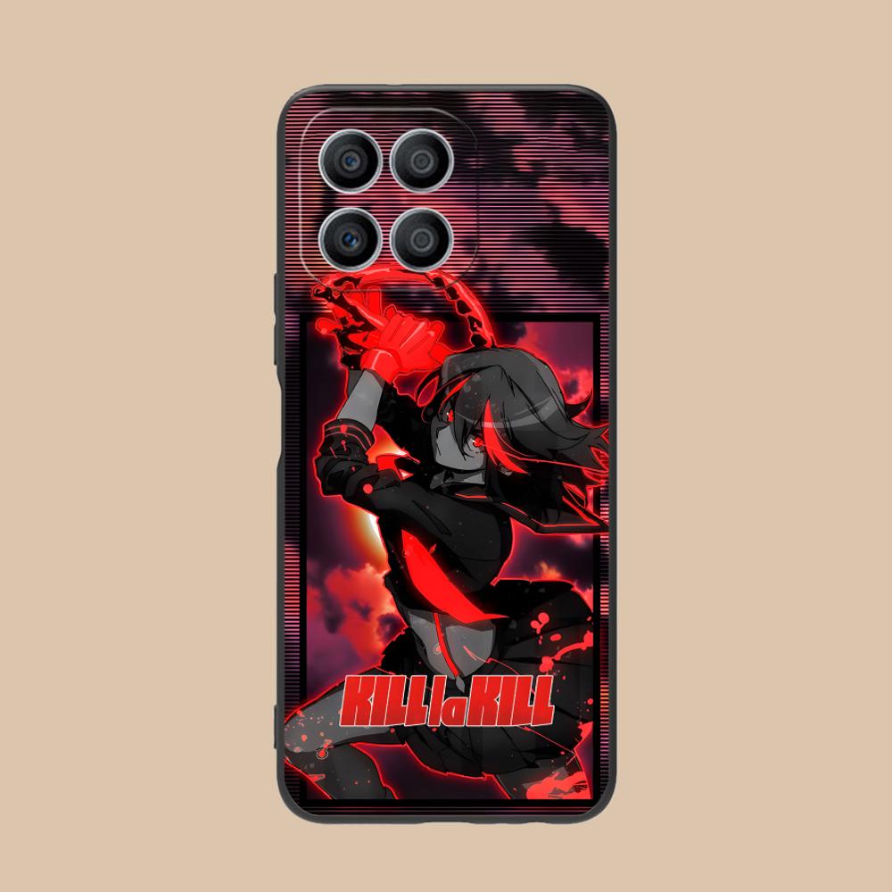 

La Kill Ryuko Matoi Phone Case for Honor 90 80 70 60 50 30 20 10 9 8 7 Pro S SE Lite 5G Black Smartphone Cellphones Cover Honor 8