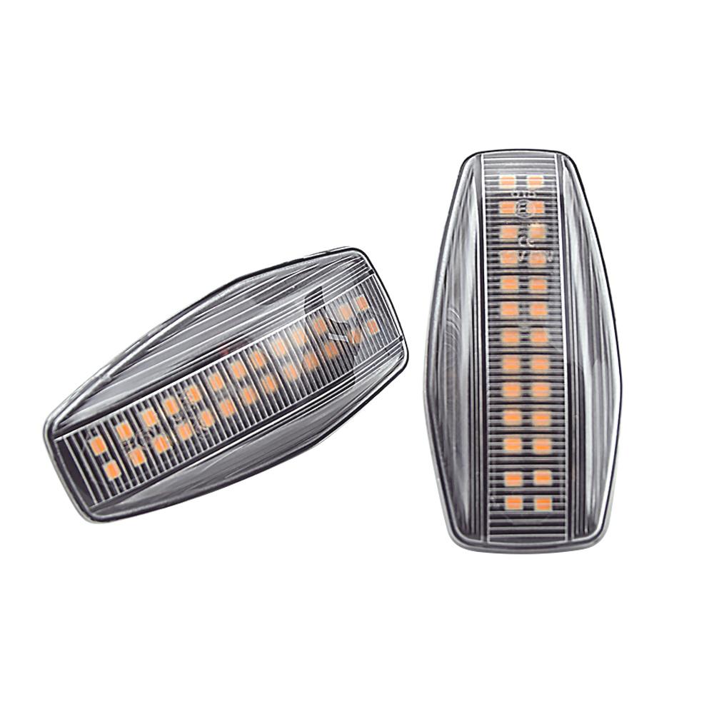 For Hyundai Elantra Sonata Coupe KIA Sportage Rio Sedona LED Dynamic Car Blinker Side Marker Turn Signal Light Lamp Accessories