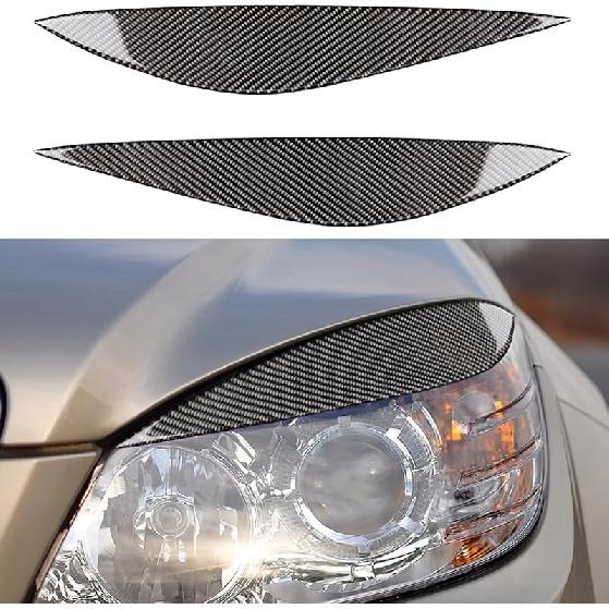 NVCNX Carbon Fiber Compatible with Mercedes-Benz C-Class W204 C250 C300 C350 C63 AMG 2008 2009 2010 2011 2012 2013 2014 Sedan Accessories Door Panel