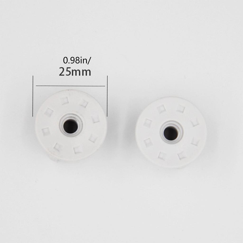 Strong Plastic & Metal Toilet Seat Mounting Hardware Set M6 Thread Toilet Hinges Fasteners for Secure Hinges Installation