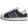 Superstar 2 Black Lenticular Stripes Men Sneakers Core-Black Matte-Silver Cloud-White JQ3209