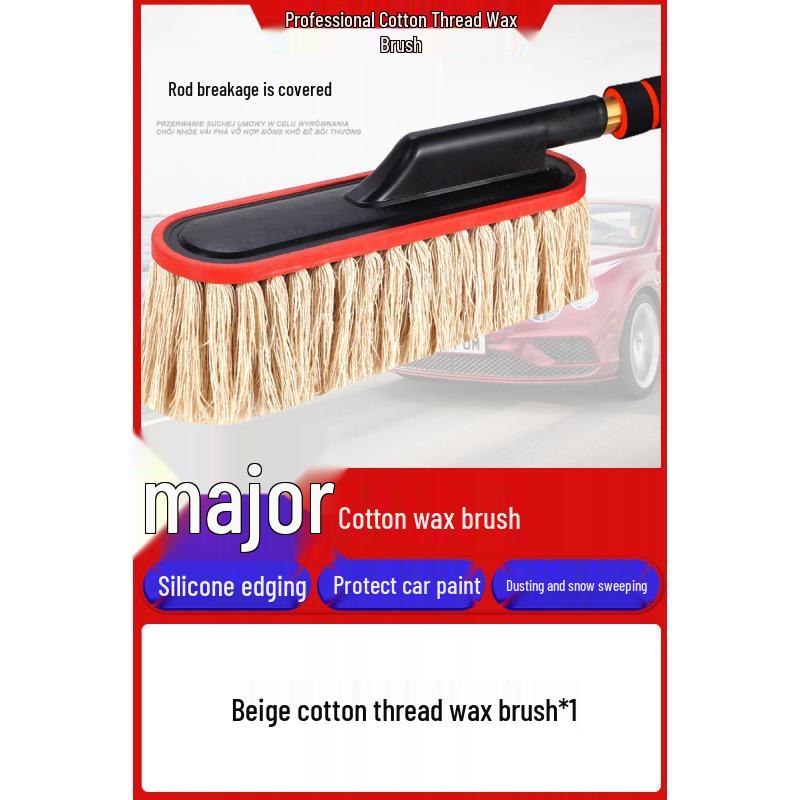 Car Cleaning Duster and Wash Brush for Dust and Snow Removal