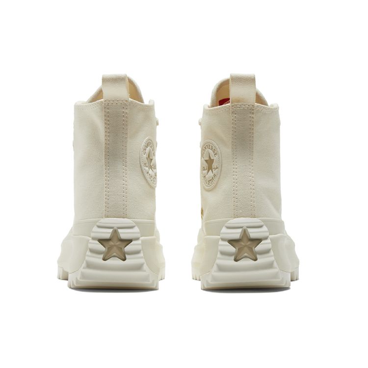 Converse Run Star Hike Comfortable Lightweight High-Top Canvas Shoes Unisex Sneakers Beige A01777C