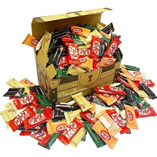Kit Kat Assorted Set 6 Types 100 Bags Variety Treasure Box Gift Large Capacity Mini Assortment Popular Bulk Enjoyment Purchaseadult Purchase Random