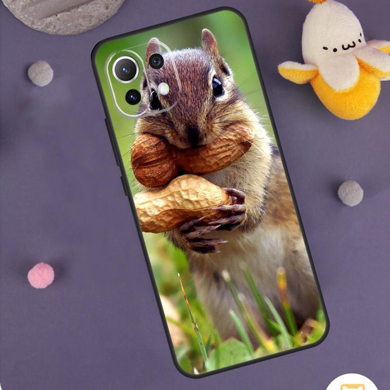 Squirrel Cute Animals Case For Xiaomi 15T Pro 13T 14T 14 15 Ultra 17 Pro Max POCO F8 Pro F5 F6 F7 X5 X6 X7 Cover