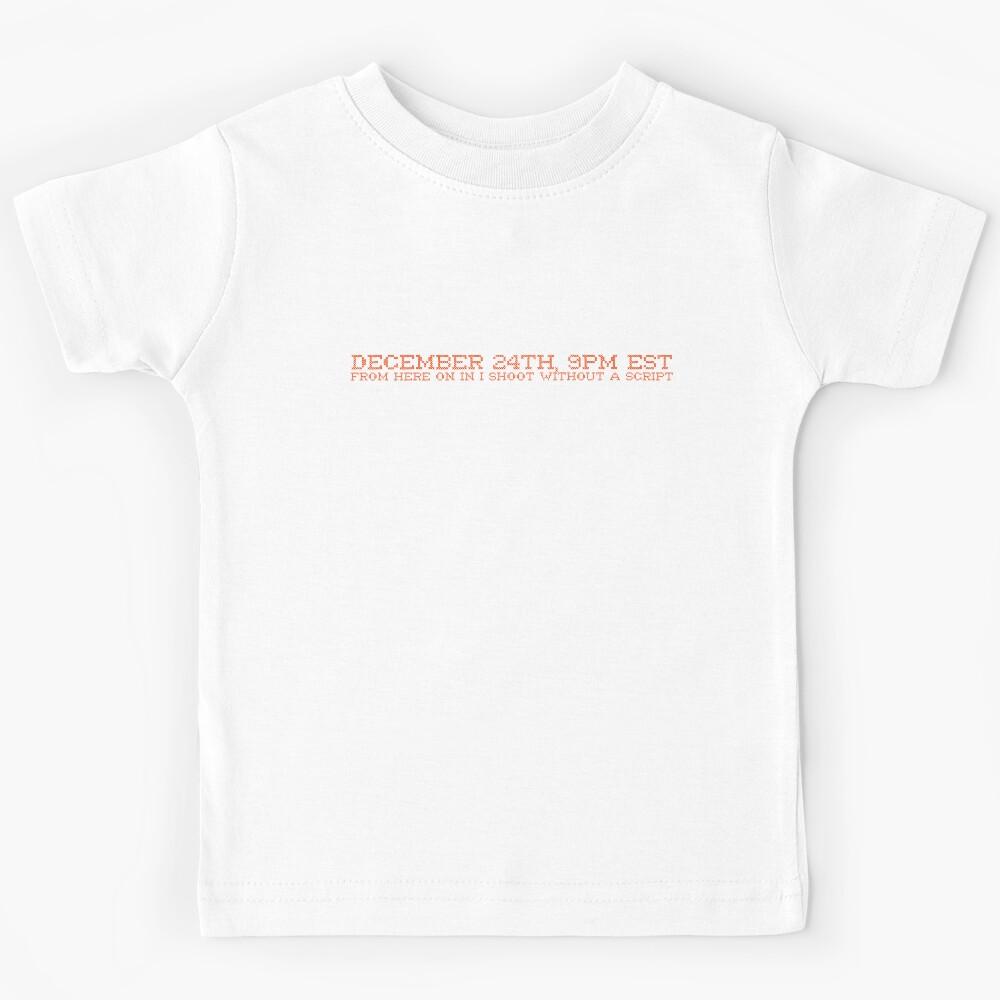 Rent shoot without a script Christmas sweater Kids T-Shirt 150