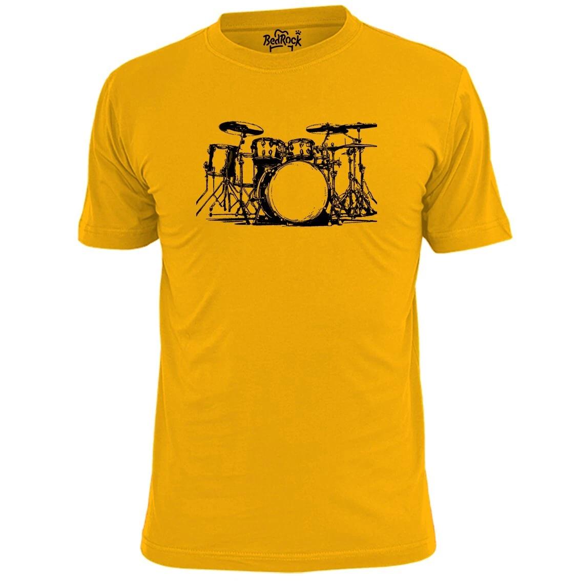 

Mens Drum Kit Sketch V3 T shirt Bonham Grohl Starr S