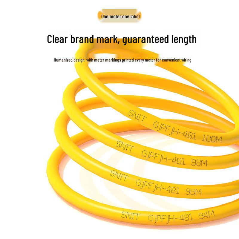 SNIT GJPFJH-4B1 Indoor Single-Mode 10G 4-Core Fiber Optic Cable